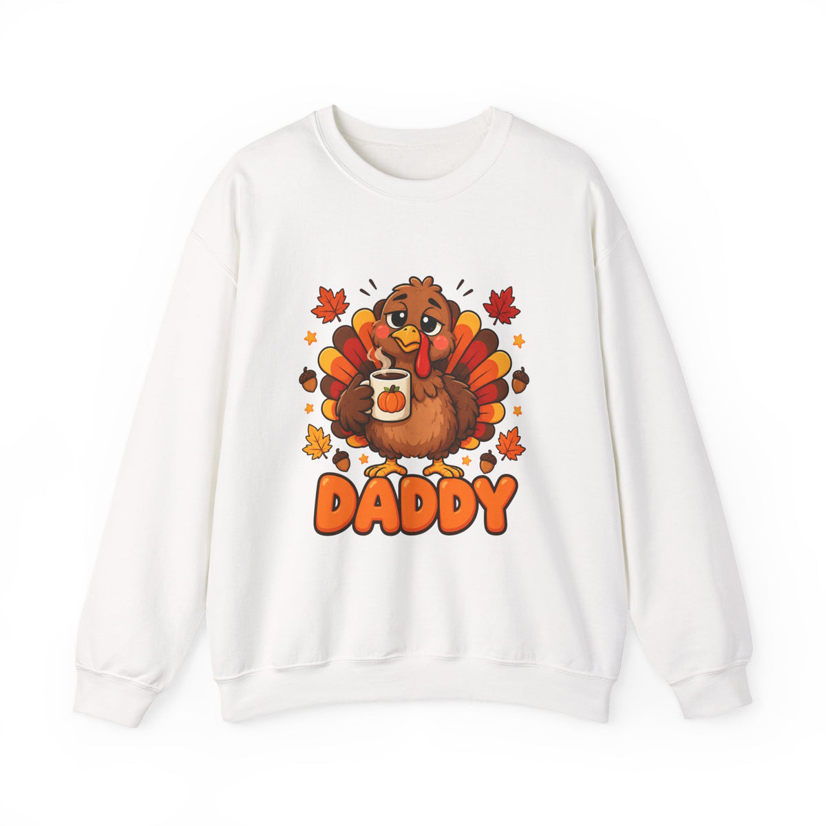 Daddy Thanksgiving Turkey Crewneck Sweatshirt