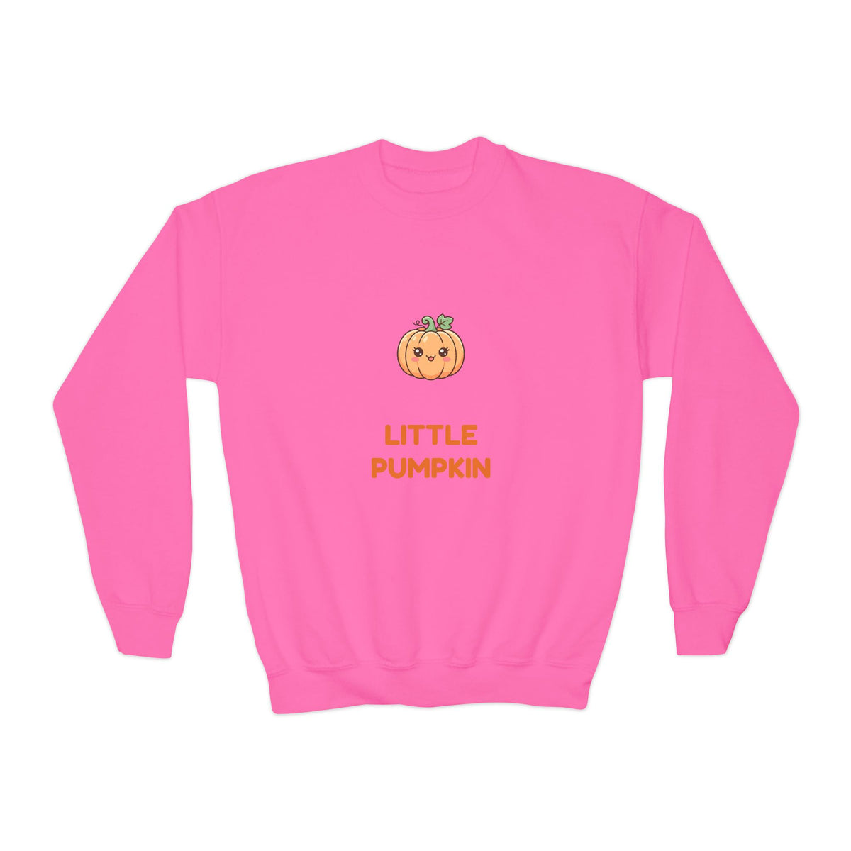 Little Pumpkin Fall Youth Crewneck Sweatshirt