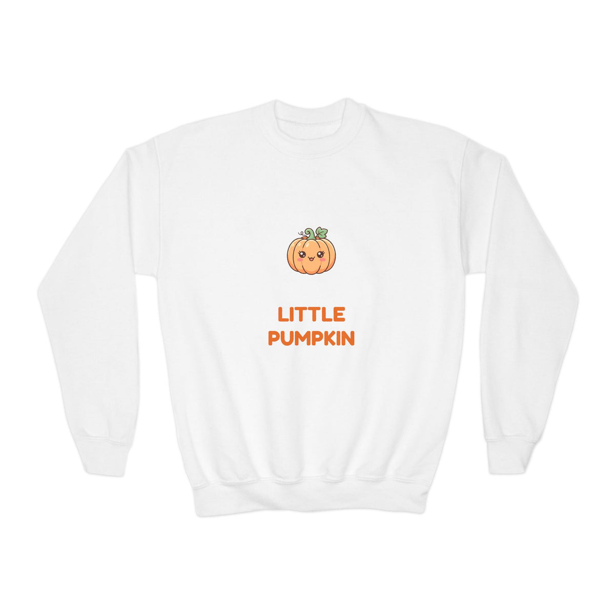 Little Pumpkin Fall Youth Crewneck Sweatshirt