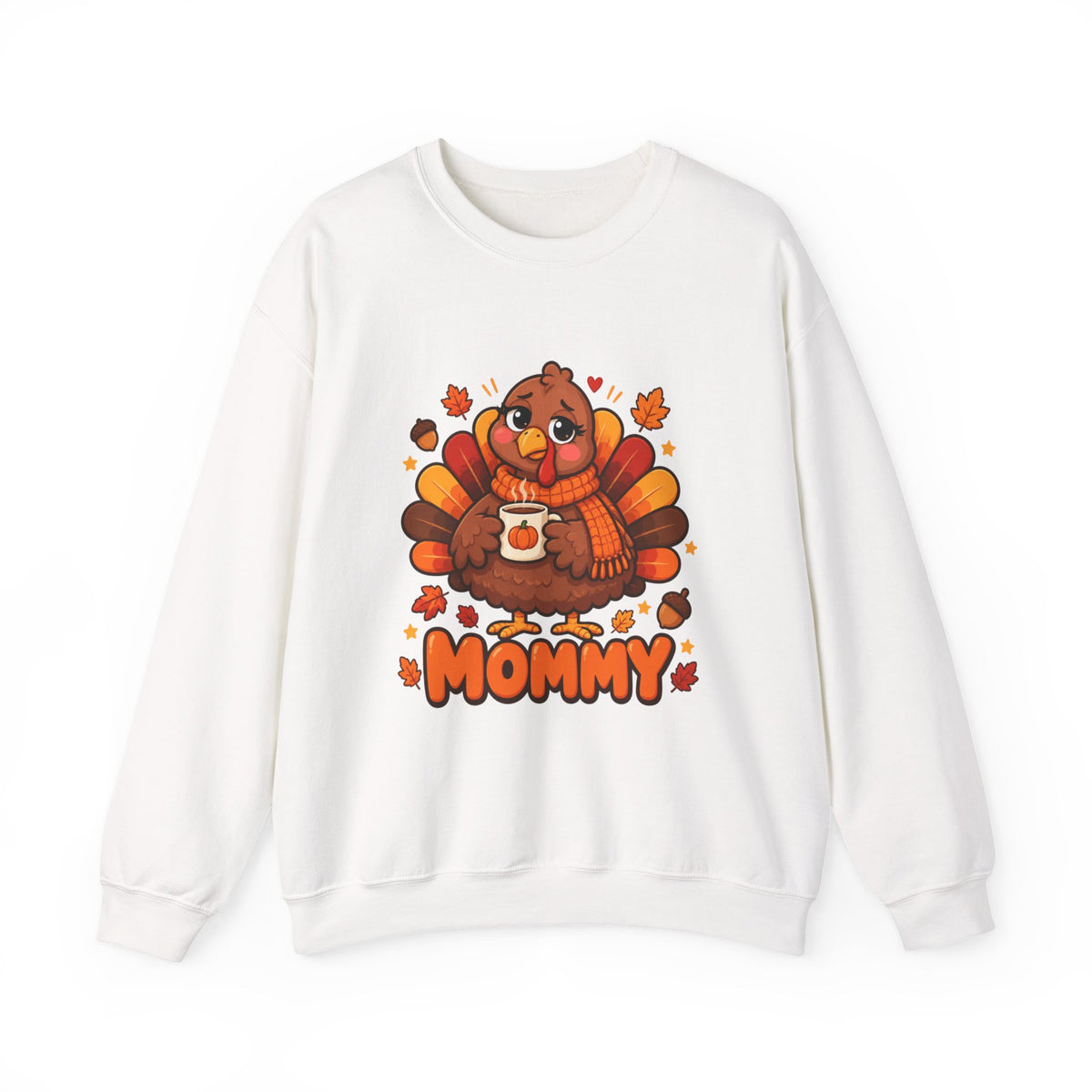 Mommy Thanksgiving Turkey Crewneck Sweatshirt