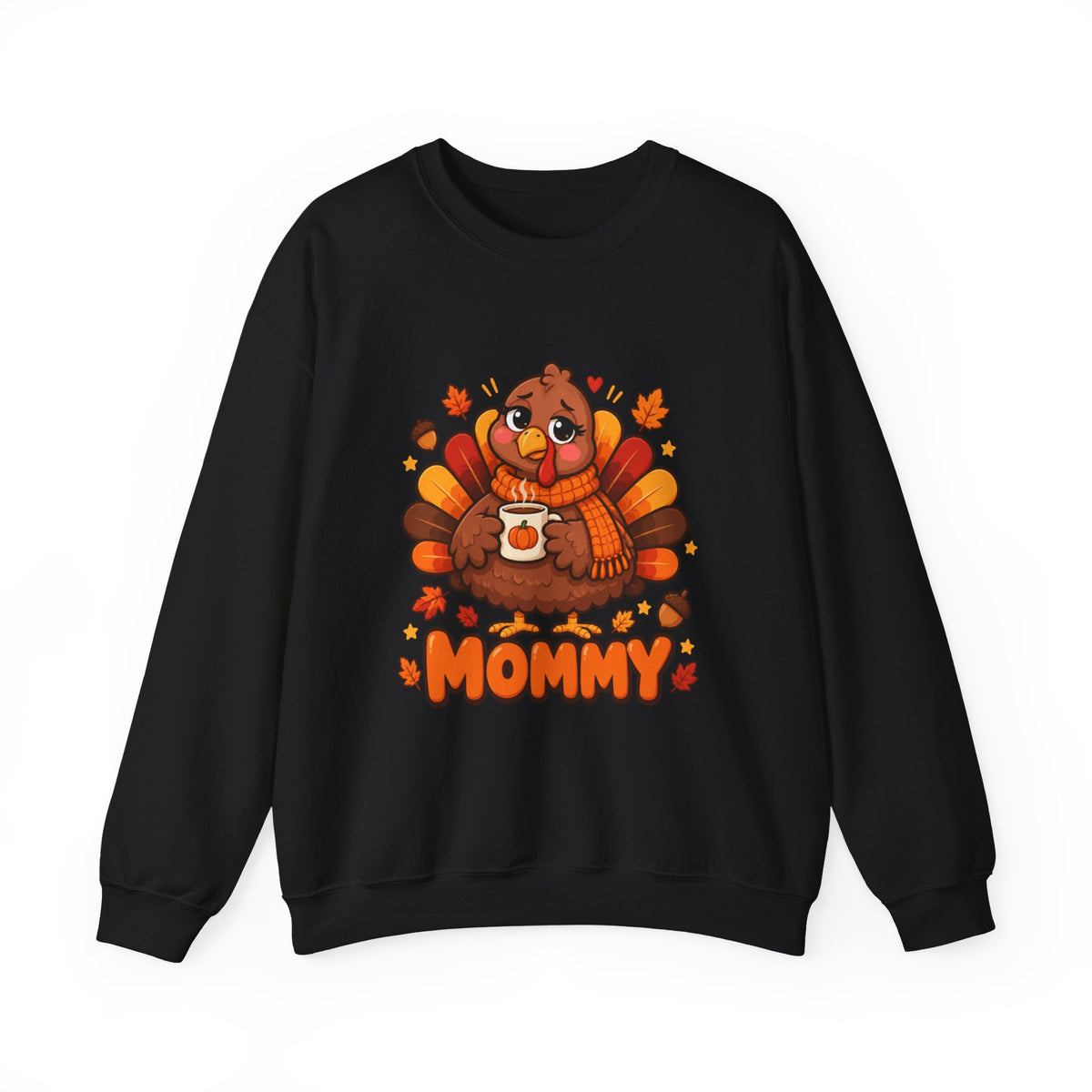 Mommy Thanksgiving Turkey Crewneck Sweatshirt