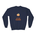 Little Pumpkin Fall Youth Crewneck Sweatshirt