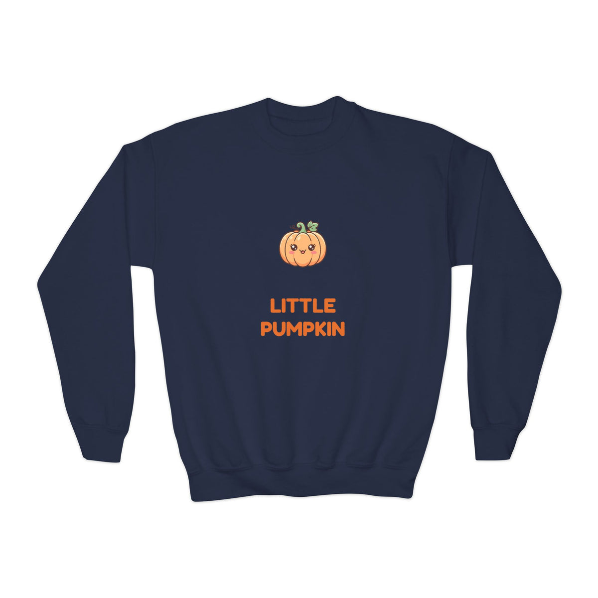 Little Pumpkin Fall Youth Crewneck Sweatshirt