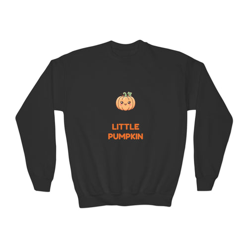 Little Pumpkin Fall Youth Crewneck Sweatshirt