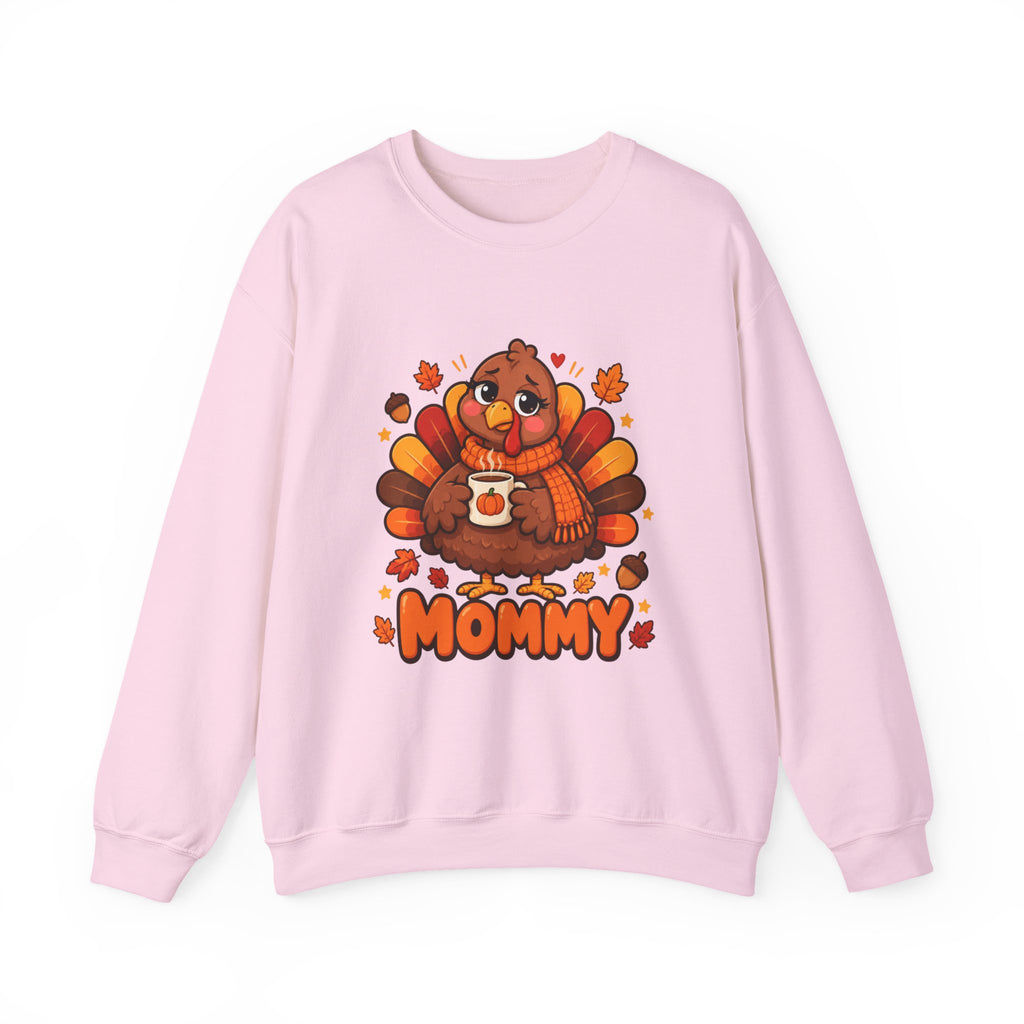 Mommy Thanksgiving Turkey Crewneck Sweatshirt