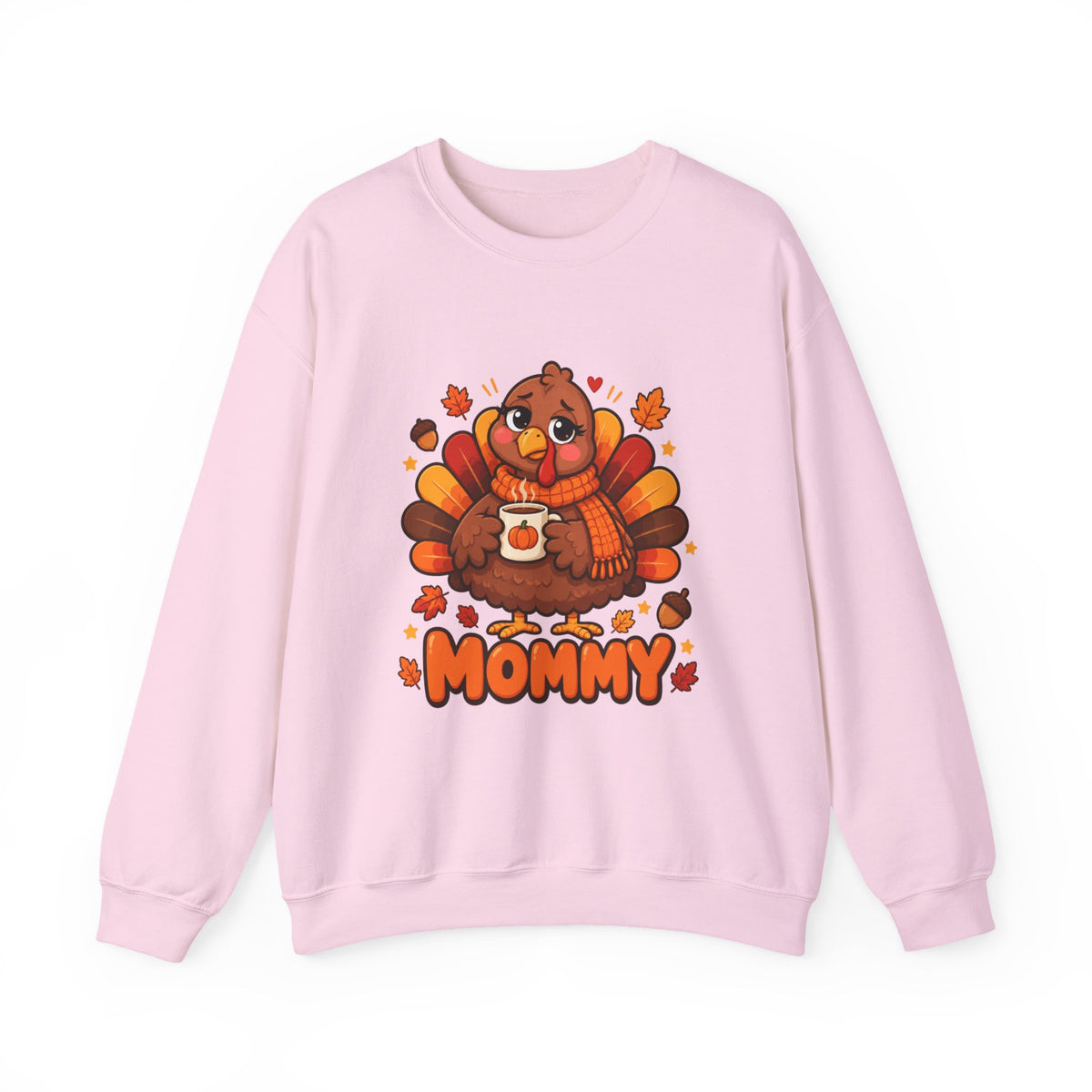 Mommy Thanksgiving Turkey Crewneck Sweatshirt